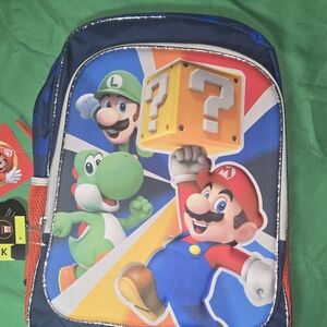 Nintendo Super Mario Backpack - Blue Red Green